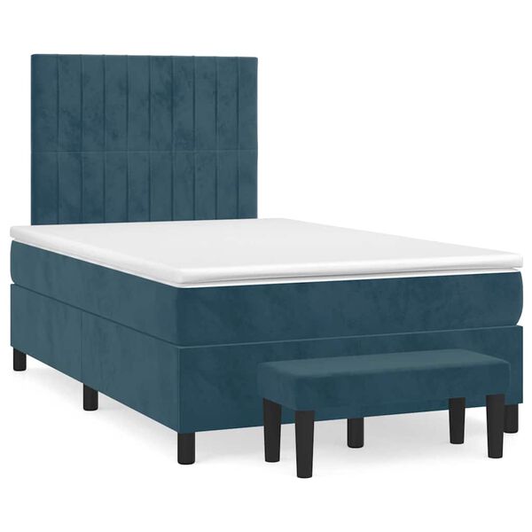 vidaXL &Kappa;&rho;&epsilon;&beta;ά&tau;&iota; Boxspring &mu;&epsilon; &Sigma;&tau;&rho;ώ&mu;&alpha; &Sigma;&kappa;&omicron;ύ&rho;&omicron; &Mu;&pi;&lambda;&epsilon; 120x200 &epsilon;&kappa;. &Beta;&epsilon;&lambda;&omicron;ύ&delta;&iota;&nu;&omicron;