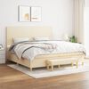 vidaXL &Kappa;&rho;&epsilon;&beta;ά&tau;&iota; Boxspring &mu;&epsilon; &Sigma;&tau;&rho;ώ&mu;&alpha; &Kappa;&rho;&epsilon;&mu; 200x200 &epsilon;&kappa;. &Upsilon;&phi;&alpha;&sigma;&mu;ά&tau;&iota;&nu;&omicron;