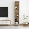 vidaXL Έπιπλο Τηλεόρασης 2 τεμ. Sonoma Δρυς 30,5x30x90 εκ. Επεξ. Ξύλο