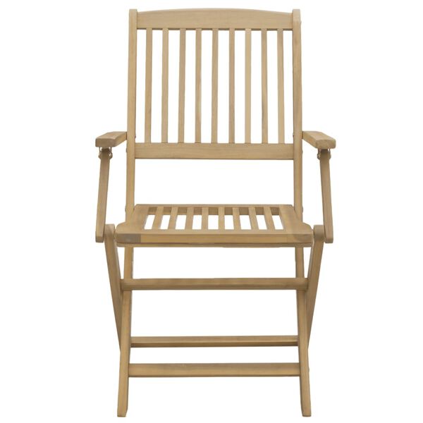 vidaXL Καρέκλες Κήπου Πτυσσόμενες 2 τεμ 58x54,5x90 εκ. Μασίφ Ακακία