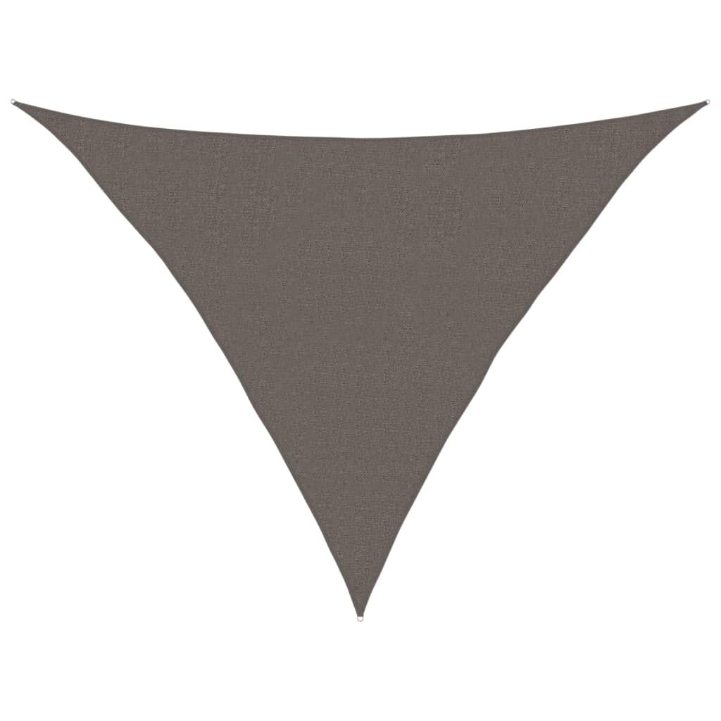 vidaXL Πανί Σκίασης Ανθρακί 2,5 x 2,5 x 3,5 μ. από HDPE 160 γρ./μ²