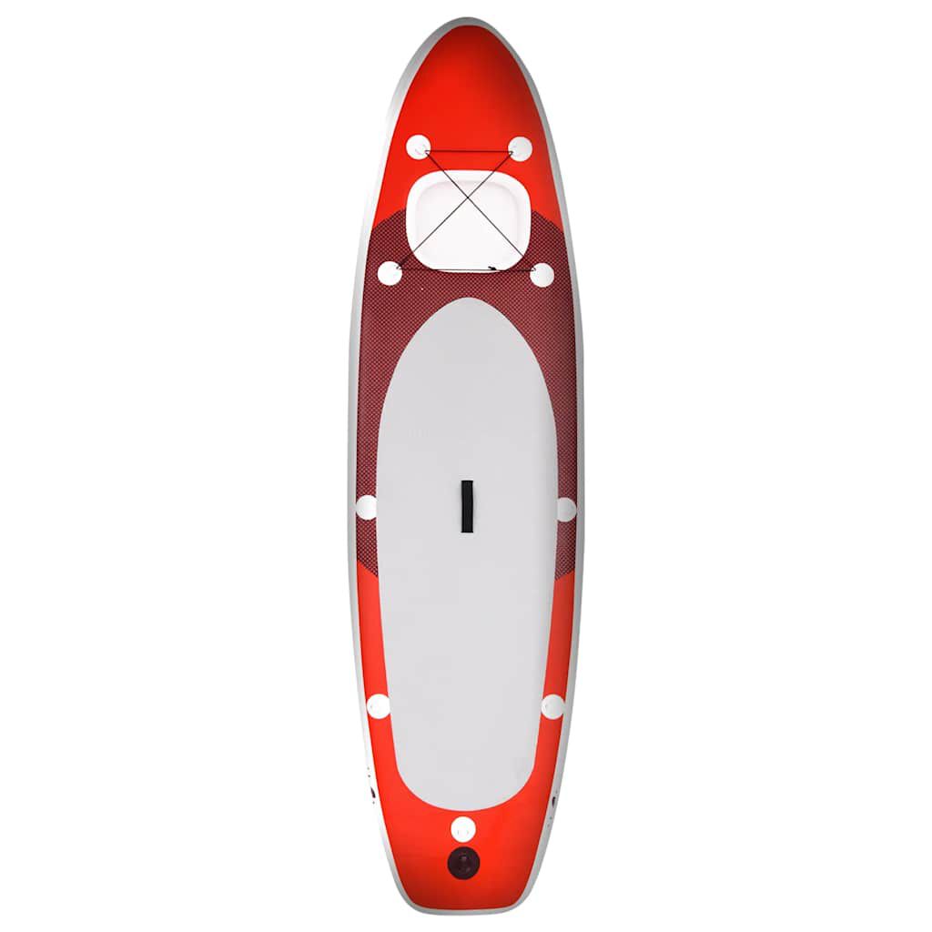 vidaXL Σανίδα SUP Φουσκωτή Σετ Κόκκινη 300 x 76 x 10 εκ.