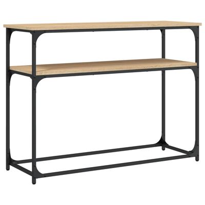 vidaXL Τραπέζι Κονσόλα Sonoma Δρυς 100x35,5x75 εκ. Επεξεργασμένο Ξύλο