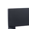 vidaXL Πλαίσιο Κρεβατιού με LED Μαύρο 90 x 200 εκ. Συνθετικό Δέρμα