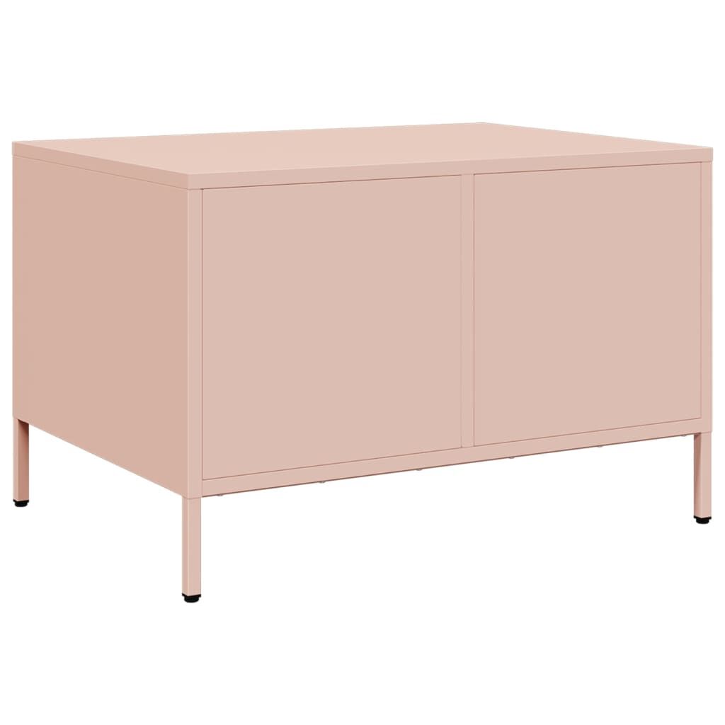 vidaXL Έπιπλο Τηλεόρασης Ροζ 68x50x43,5 εκ. Χάλυβας Ψυχρής Έλασης