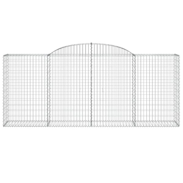 vidaXL Συρματοκιβώτια Τοξωτά 17 τεμ. 300x50x120/120 εκ. Γαλβαν. Ατσάλι