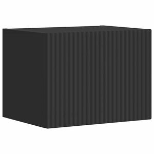 vidaXL Ντουλάπι Τηλεόρασης Τοίχου Επιτοίχιο Μαύρο 60 x 31 x 29.5 εκ