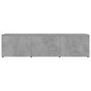vidaXL Έπιπλο Τηλεόρασης Γκρι Σκυροδέματος 120x34x30 εκ. Μοριοσανίδα