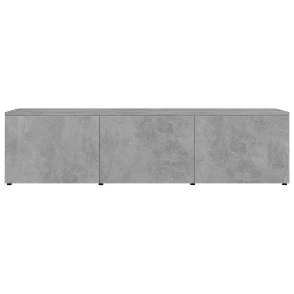 vidaXL Έπιπλο Τηλεόρασης Γκρι Σκυροδέματος 120x34x30 εκ. Μοριοσανίδα