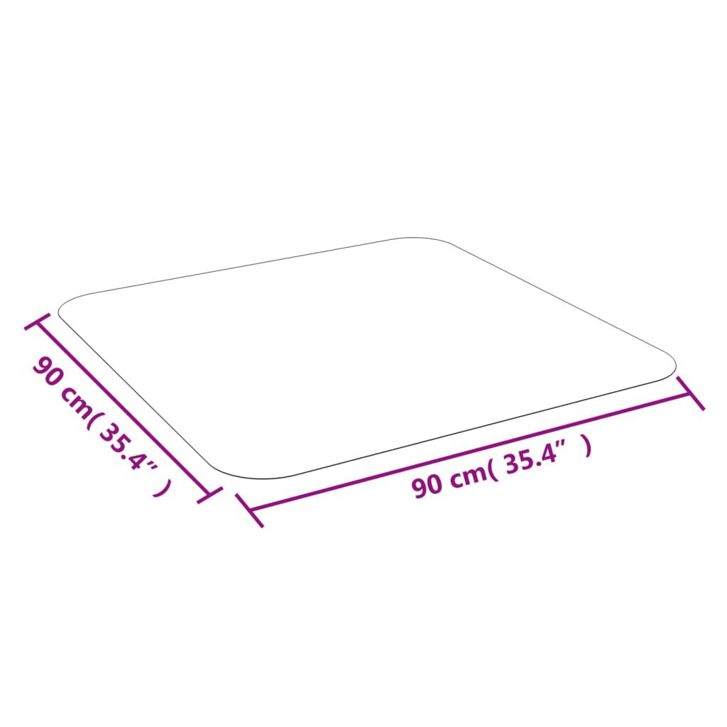 vidaXL Προστατευτικό Δαπέδου για Laminate Δάπεδο ή Χαλί 90 x 90 εκ.