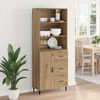 vidaXL Highboard &mu;&epsilon; &sigma;&upsilon;&rho;&tau;ά&rho;&iota; Artisan Oak 69,5 x 34 x 180 &epsilon;&kappa;.