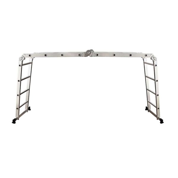 vidaXL Σκάλα Αλουμινίου με 8 Σκαλοπάτια 150 κ.