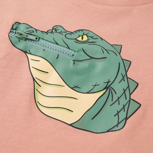 Μπλουζάκι Παιδικό Ανοιχτό Πορτοκαλί 128