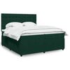 vidaXL &Kappa;&rho;&epsilon;&beta;ά&tau;&iota; Boxspring &mu;&epsilon; &Sigma;&tau;&rho;ώ&mu;&alpha; &Sigma;&kappa;&omicron;ύ&rho;&omicron; &Pi;&rho;ά&sigma;&iota;&nu;&omicron; 200x200&epsilon;&kappa;. &Beta;&epsilon;&lambda;&omicron;ύ&delta;&iota;&nu;&omicron;