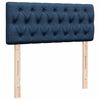 vidaXL Κρεβάτι Boxspring με Στρώμα Μπλε 120x200 εκ. Υφασμάτινο
