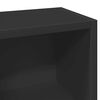 vidaXL Έπιπλα για CD 2 τεμ. Μαύρα 21x16x93,5 εκ. από Μοριοσανίδα