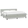 vidaXL Box Spring &kappa;&rho;&epsilon;&beta;ά&tau;&iota; &mu;&epsilon; &sigma;&tau;&rho;ώ&mu;&alpha;&tau;&alpha; &alpha;&nu;&omicron;&iota;&chi;&tau;ό &gamma;&kappa;&rho;&iota; 180x210 cm Velvet