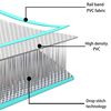 vidaXL Στρώμα Ενόργανης Φουσκωτό Πράσινο 200x200x15 εκ. PVC με Τρόμπα
