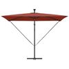 vidaXL Ομπρέλα Cantilever Banana Τερακότα 294 x 200 x 254 εκ.