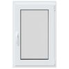 vidaXL Παράθυρο Υπογείου "RISOR" 60x80 εκ. Ανακλινόμενο & Περιστρεφόμενο DIN Αριστερό Ανθρακί