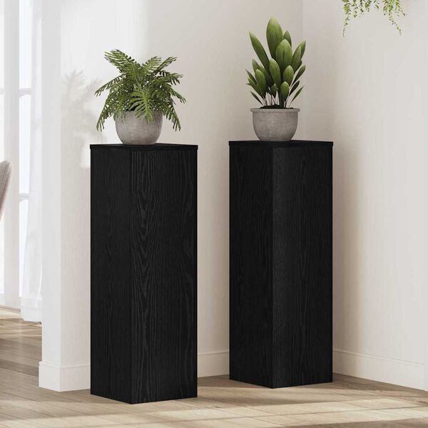 vidaXL &Beta;ά&sigma;&eta; &phi;&upsilon;&tau;ώ&nu; 2 pcs &Mu;&alpha;ύ&rho;&eta; &Omicron;&xi;&upsilon;ά 25 x 25 x 80 cm &Epsilon;&pi;&epsilon;&xi;&epsilon;&rho;&gamma;&alpha;&sigma;&mu;έ&nu;&omicron; &xi;ύ&lambda;&omicron;