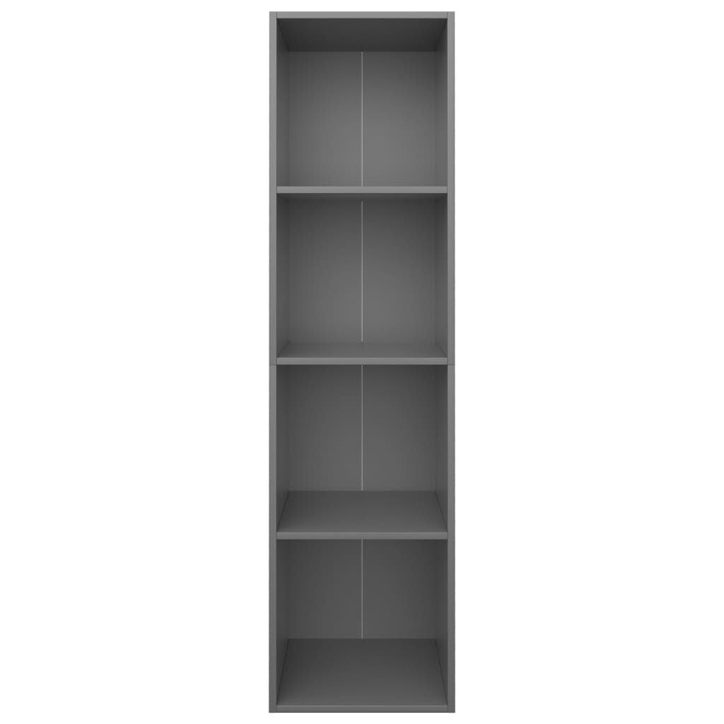 vidaXL Βιβλιοθήκη/Έπιπλο Τηλεόρασης Γκρι 36x30x143 εκ. Μοριοσανίδα