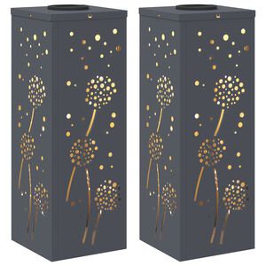 vidaXL &Eta;&lambda;&iota;&alpha;&kappa;ό LED &Phi;&omega;&sigmaf; &Delta;&rho;ό&mu;&omicron;&upsilon; 2 pcs &Alpha;&nu;&theta;&rho;&alpha;&kappa;ί &Kappa;&rho;ύ&omicron; &Rho;&omicron;&lambda;&alpha;&rho;&iota;&sigma;&mu;έ&nu;&omicron; &Chi;ά&lambda;&upsilon;&beta;&alpha;