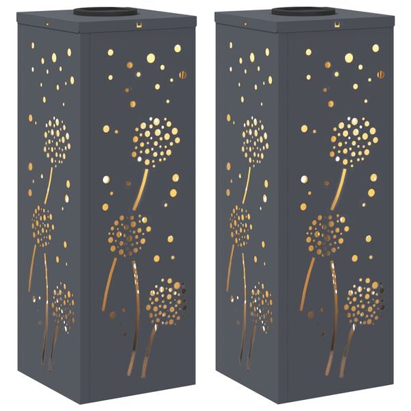 vidaXL &Eta;&lambda;&iota;&alpha;&kappa;ό LED &Phi;&omega;&sigmaf; &Delta;&rho;ό&mu;&omicron;&upsilon; 2 pcs &Alpha;&nu;&theta;&rho;&alpha;&kappa;ί &Kappa;&rho;ύ&omicron; &Rho;&omicron;&lambda;&alpha;&rho;&iota;&sigma;&mu;έ&nu;&omicron; &Chi;ά&lambda;&upsilon;&beta;&alpha;