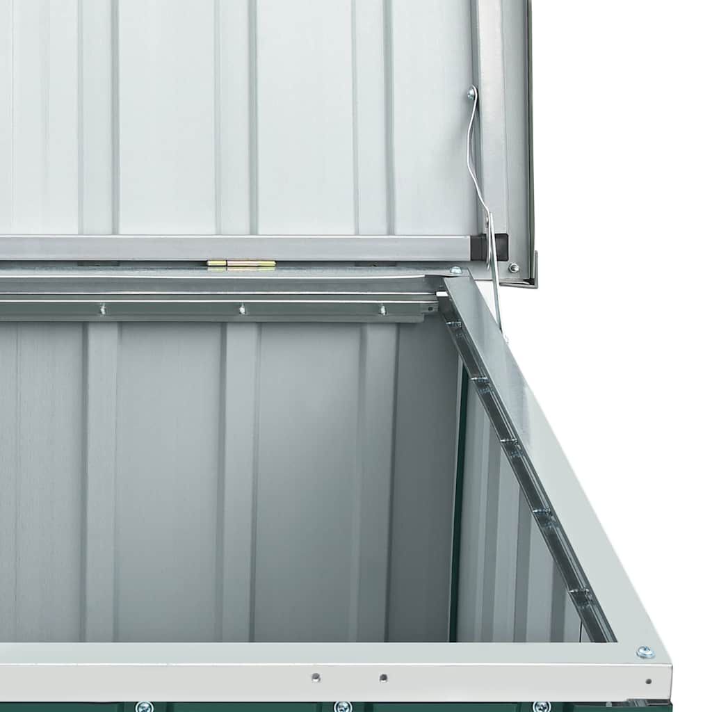 vidaXL Μπαούλο Αποθήκευσης Κήπου Πράσινο 109 x 67 x 65 εκ.