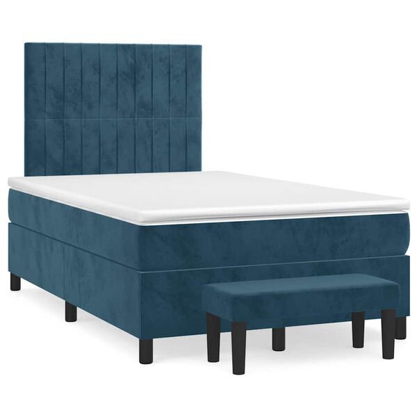vidaXL &Kappa;&rho;&epsilon;&beta;ά&tau;&iota; Boxspring &mu;&epsilon; &Sigma;&tau;&rho;ώ&mu;&alpha; &Sigma;&kappa;&omicron;ύ&rho;&omicron; &Mu;&pi;&lambda;&epsilon; 120x190 &epsilon;&kappa;. &Beta;&epsilon;&lambda;&omicron;ύ&delta;&iota;&nu;&omicron;