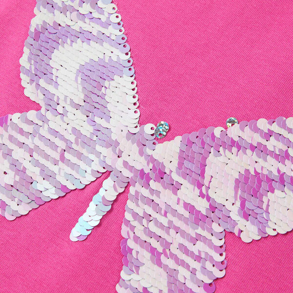 Μπλουζάκι Παιδικό με Πολύ Κοντά Μανίκια Σκούρο ροζ 128