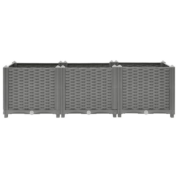 vidaXL Ζαρντινιέρα 120 x 40 x 38 εκ. από Πολυπροπυλένιο
