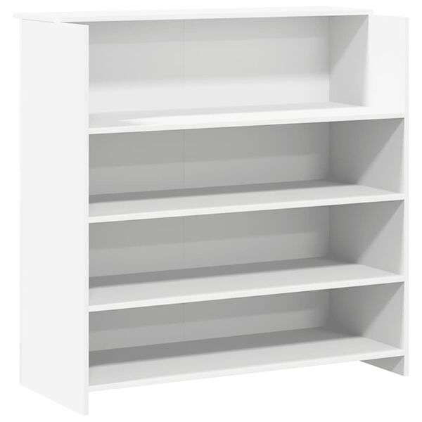 Γραφείο υποδοχής vidaXL Λευκό 180x50x103,5 cm Κατασκευασμένο ξύλο