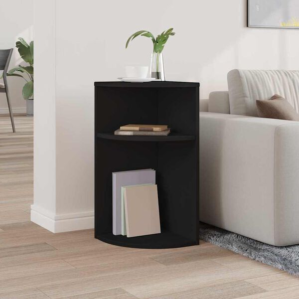 vidaXL End Table &Mu;&alpha;ύ&rho;&omicron; 29,6 x 29,6 x 60 &epsilon;&kappa; &Epsilon;&pi;&epsilon;&xi;&epsilon;&rho;&gamma;&alpha;&sigma;&mu;έ&nu;&omicron; &xi;ύ&lambda;&omicron;