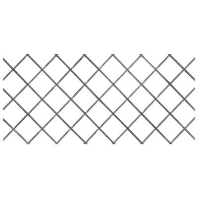 vidaXL Καφασωτό Φράχτης 5 τεμ. Γκρι 180 x 80 εκ. από Μασίφ Ξύλο Ελάτης