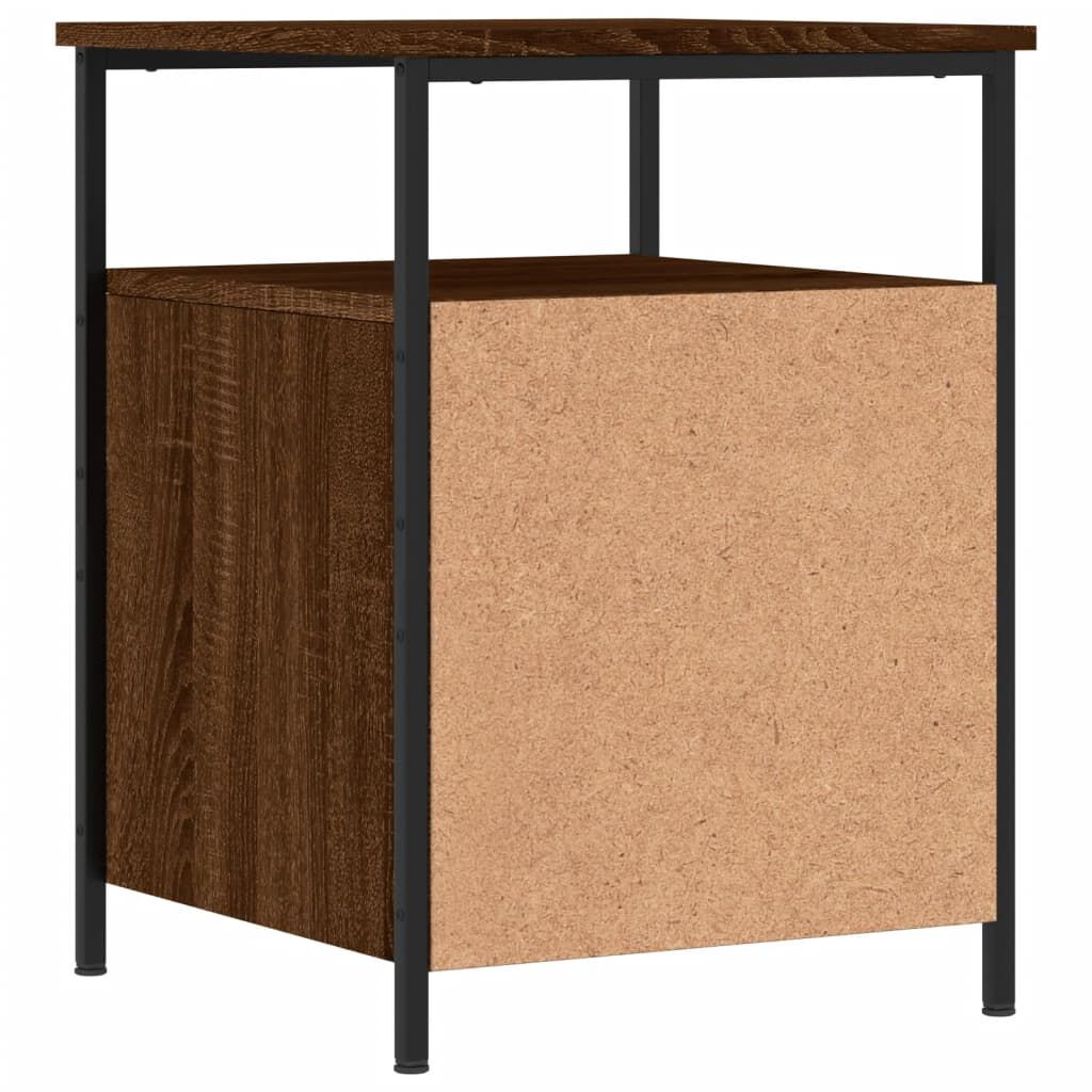 vidaXL Κομοδίνο Καφέ Δρυς 44 x 45 x 60 εκ. από Επεξεργασμένο Ξύλο