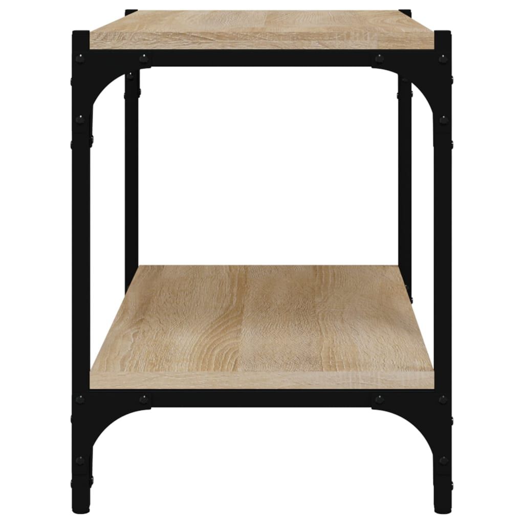 vidaXL Έπιπλο Τηλεόρασης Sonoma Δρυς 60x33x41 εκ. Επεξ. Ξύλο & Ατσάλι