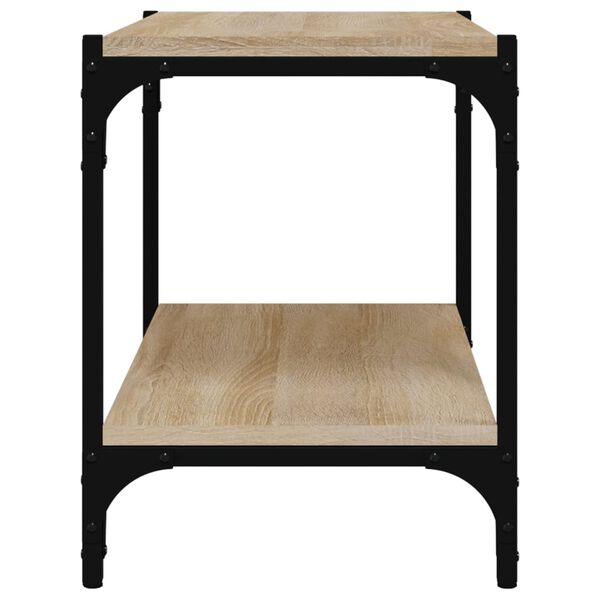 vidaXL Έπιπλο Τηλεόρασης Sonoma Δρυς 60x33x41 εκ. Επεξ. Ξύλο & Ατσάλι