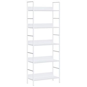 vidaXL &Rho;&alpha;&phi;&iota;έ&rho;&alpha; 5 &Epsilon;&pi;&iota;&pi;έ&delta;&omega;&nu; &Lambda;&epsilon;&upsilon;&kappa;ή 60x27,6x158,5 &epsilon;&kappa;. &Epsilon;&pi;&epsilon;&xi;&epsilon;&rho;&gamma;&alpha;&sigma;&mu;έ&nu;&omicron; &Xi;ύ&lambda;&omicron;