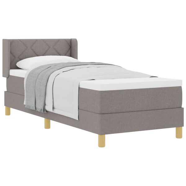 vidaXL &Kappa;&rho;&epsilon;&beta;ά&tau;&iota; &mu;&epsilon; &Epsilon;&lambda;&alpha;&tau;ή&rho;&iota;&alpha; &mu;&epsilon; &sigma;&tau;&rho;ώ&mu;&alpha; Taupe 80 x 200 cm ύ&phi;&alpha;&sigma;&mu;&alpha;