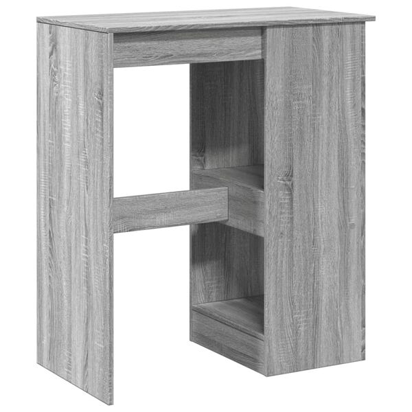 vidaXL Τραπέζι Μπαρ Γκρι Sonoma 90x47,5x103,5 εκ. από Επεξεργ. Ξύλο