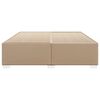 vidaXL Πλαίσιο Κρεβατιού Καπουτσίνο 180x200 εκ. από Συνθετικό Δέρμα