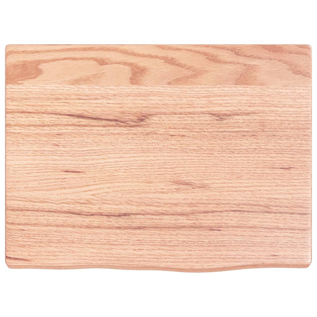 vidaXL Πάγκος Μπάνιου Αν. Καφέ 40x30x2 εκ. Επεξεργ. Μασίφ Ξύλο