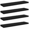 vidaXL &Rho;ά&phi;&iota;&alpha; &Tau;&omicron;ί&chi;&omicron;&upsilon; 4 &tau;&epsilon;&mu;. &Mu;&alpha;ύ&rho;&alpha; 90x23,5x3,8 &epsilon;&kappa;. MDF