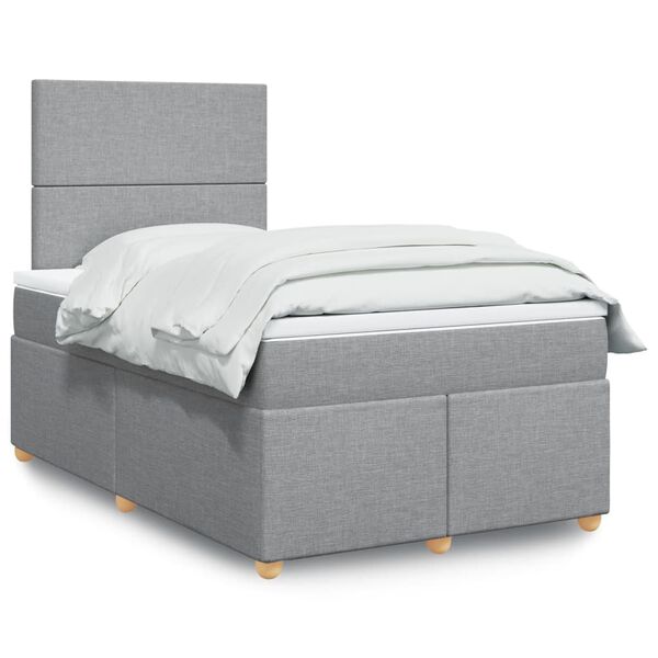 vidaXL &Kappa;&rho;&epsilon;&beta;ά&tau;&iota; Boxspring &mu;&epsilon; &Sigma;&tau;&rho;ώ&mu;&alpha; &Alpha;&nu;&omicron;&iota;&chi;&tau;ό &Gamma;&kappa;&rho;&iota; 120x200 &epsilon;&kappa;. &Upsilon;&phi;&alpha;&sigma;&mu;ά&tau;&iota;&nu;&omicron;