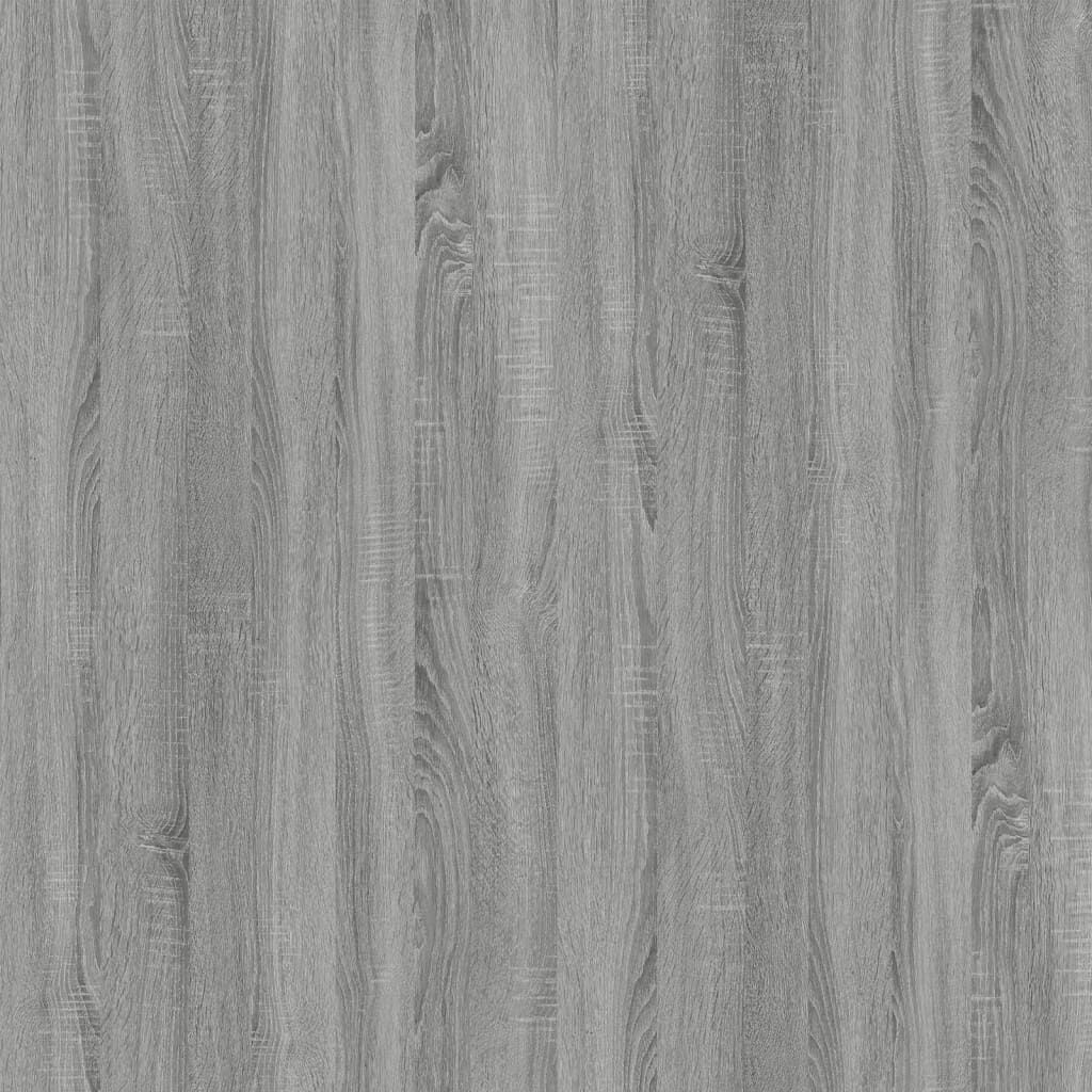 vidaXL Κομοδίνα 2 τεμ Γκρι sonoma 50x46x50 εκ. από Επεξεργασμένο Ξύλο