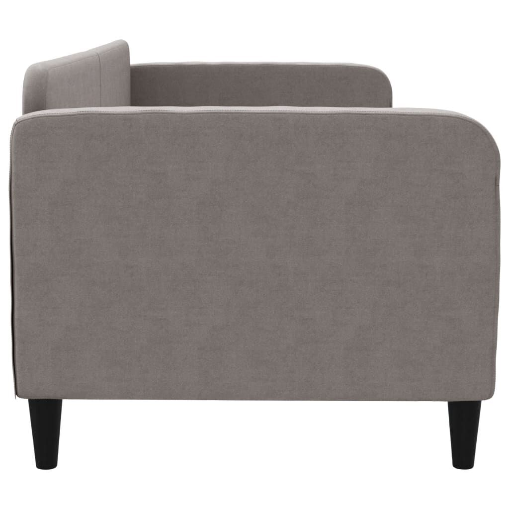 vidaXL Καναπές Κρεβάτι Taupe 80 x 200 εκ. Υφασμάτινος