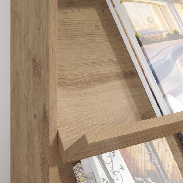 vidaXL &Rho;ά&phi;&iota; &Pi;&epsilon;&rho;&iota;&omicron;&delta;&iota;&kappa;ώ&nu; &mu;&epsilon; &rho;ά&phi;&iota; Artisan Oak 70 x 41 x 156 &epsilon;&kappa;.