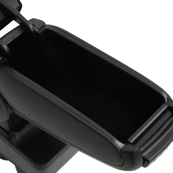 vidaXL Τεμπέλης Αυτοκινήτου Μαύρος 12 x 36 x (33,5-48) εκ. από ABS