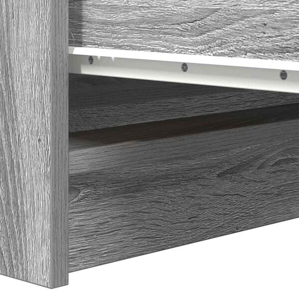 vidaXL Ντουλάπι Γκρι Sonoma 100x35x99 cm Ξύλινο μηχανουργικό ξύλο